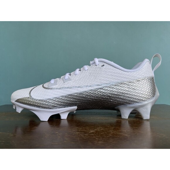 Nike Vapor Edge Speed 360 2 White/Silver Football Cleats Men\'s Size 9 DA5455-102 main image 11